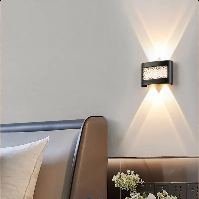 Indoor LED Wall Lamp Up and Down Porch Garden Lights Interior Wall Light For Bedroom Living Room Stair Corridor Outdoor Lighting