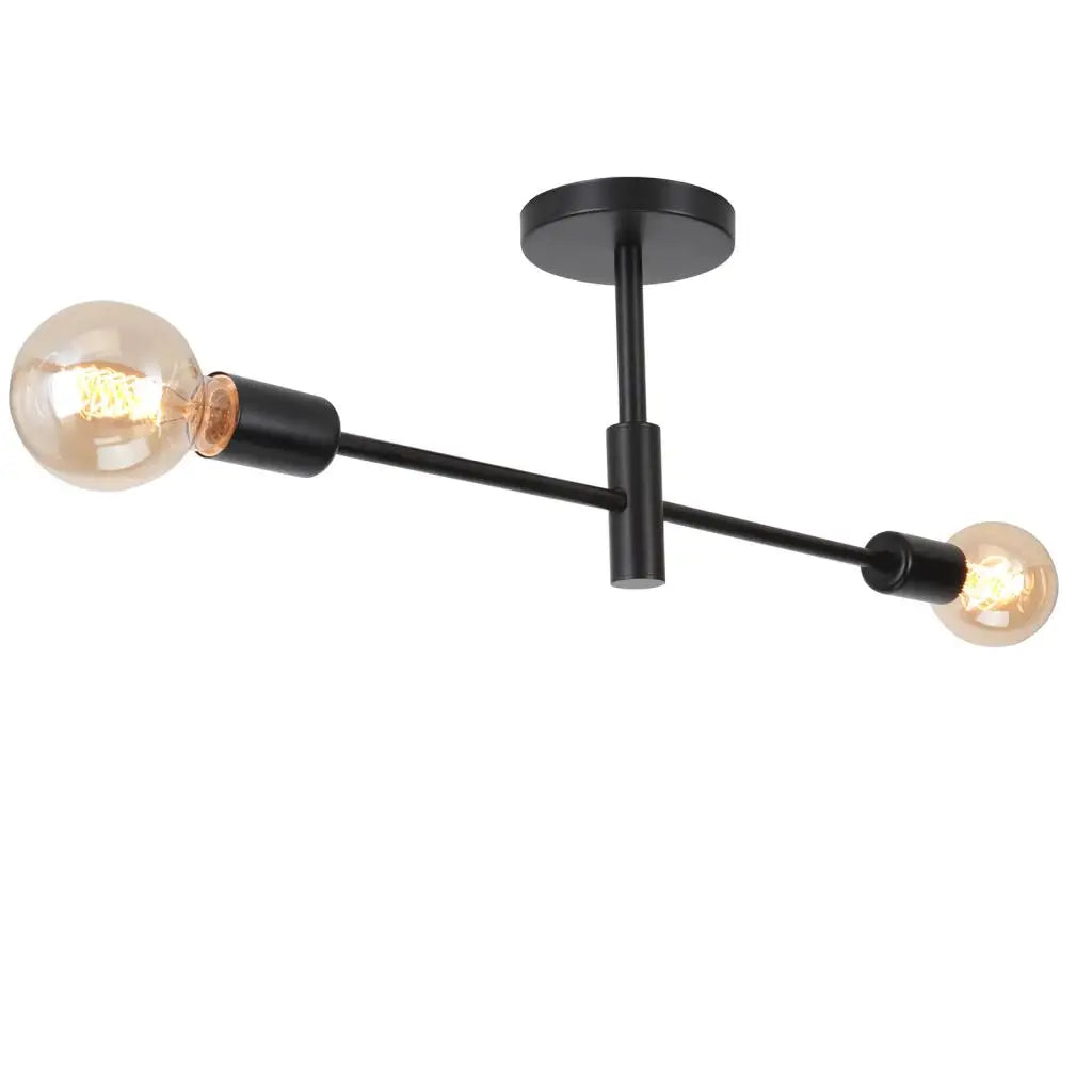 Industrial LED Ceiling Light Retro Loft Wrought Iron Ceiling Lamp Chandelier for Bedroom Living Room Indoor Lighting Fixture E27