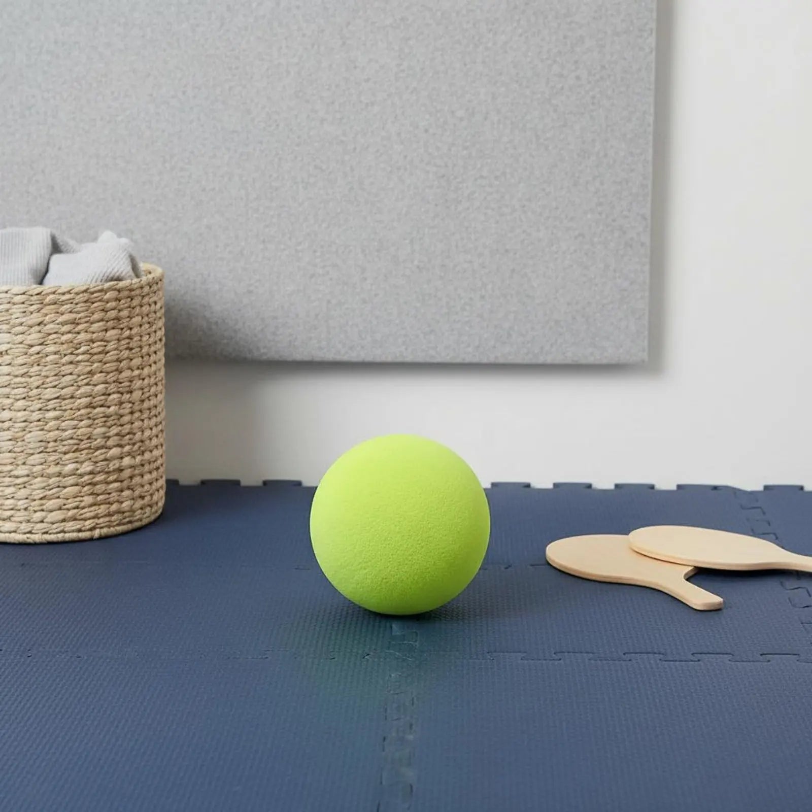 Silent Pickleball Low Noise Foam Pickleball Smooth Surface Indoor Practice Ball for Kids Families Training Leisure Time Yellow