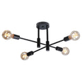 Industrial LED Ceiling Light Retro Loft Wrought Iron Ceiling Lamp Chandelier for Bedroom Living Room Indoor Lighting Fixture E27
