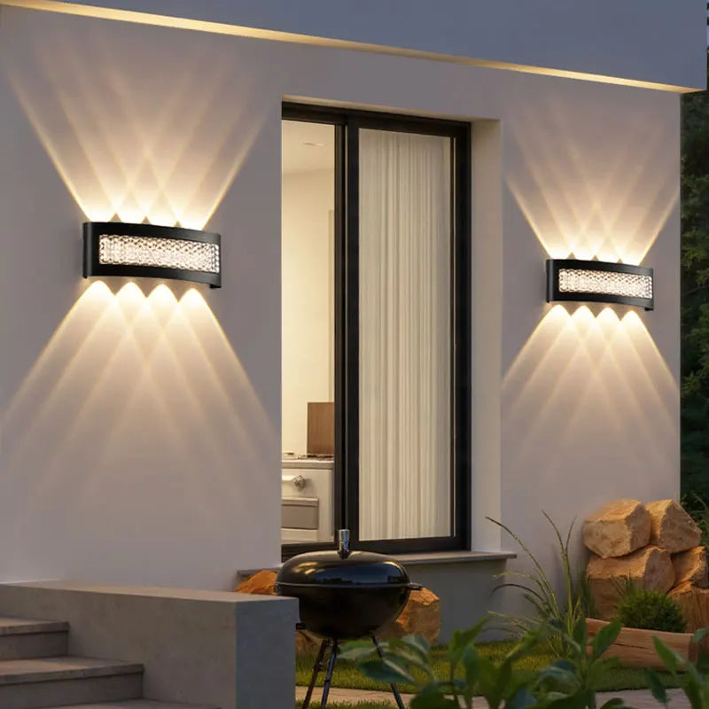 Indoor LED Wall Lamp Up and Down Porch Garden Lights Interior Wall Light For Bedroom Living Room Stair Corridor Outdoor Lighting