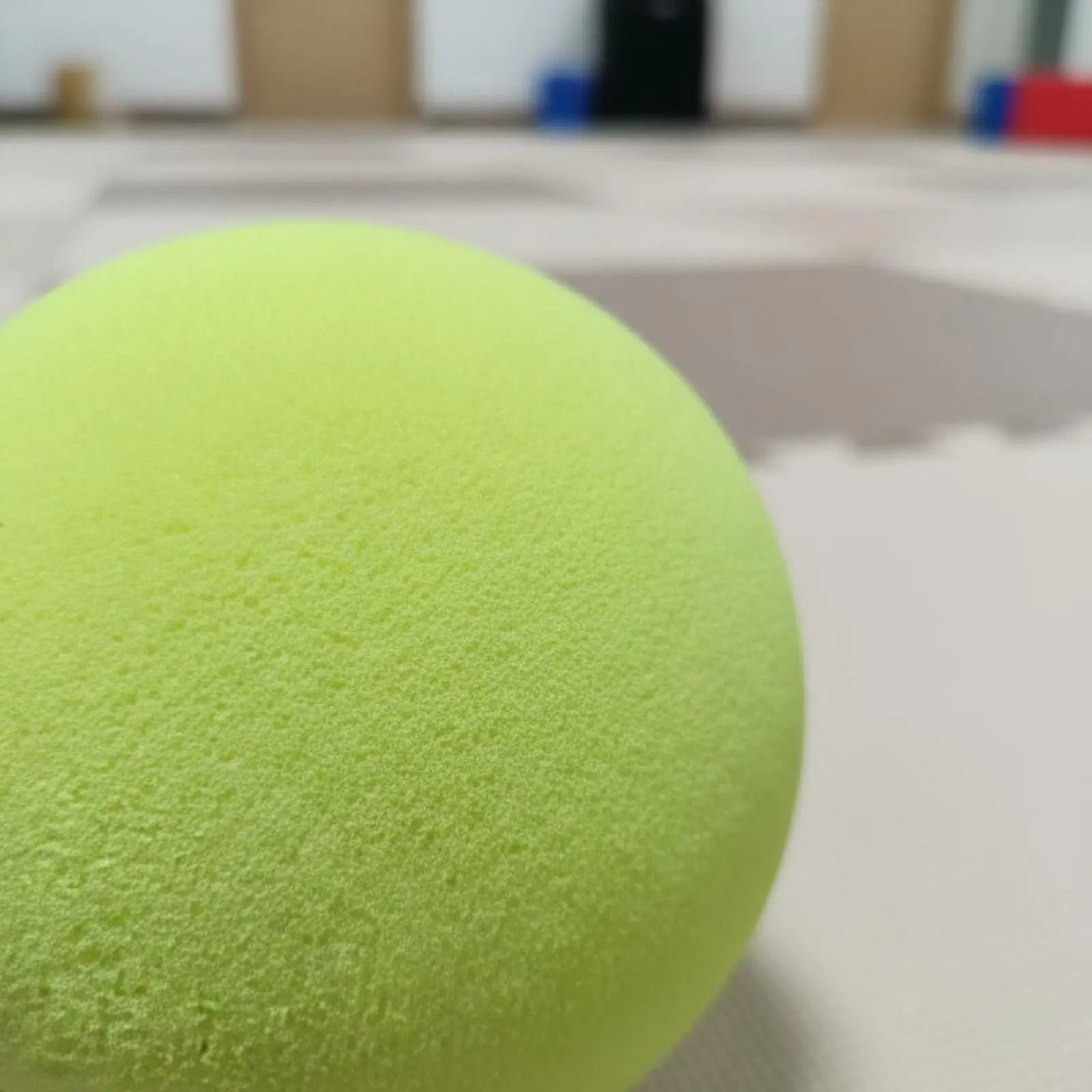 Silent Pickleball Low Noise Foam Pickleball Smooth Surface Indoor Practice Ball for Kids Families Training Leisure Time Yellow