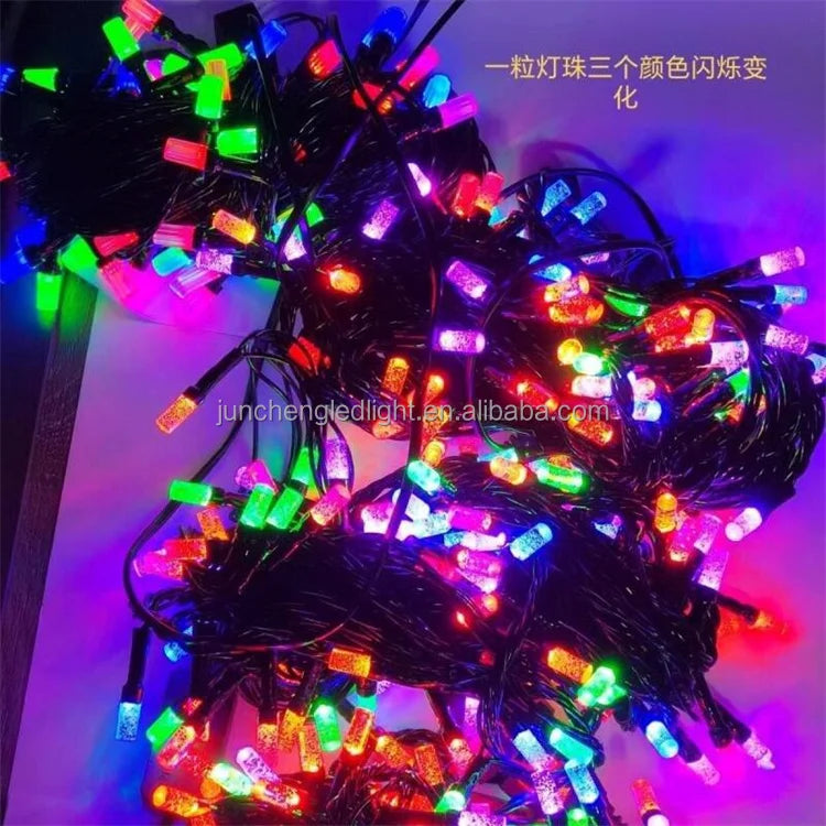 Factory Outlets 12V/24V/31V Safety Low Power Christmas Outdoor fairy Lights 100m