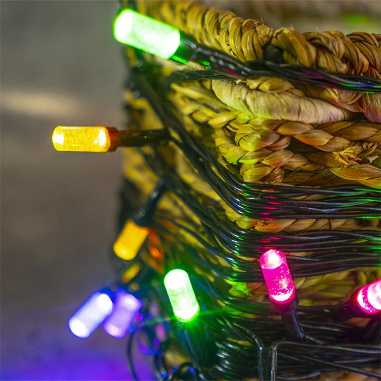 Factory Outlets 12V/24V/31V Safety Low Power Christmas Outdoor fairy Lights 100m