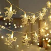 3M 6M 1.5M LED String Lights Ramadan Star Moon Fairy Lights for Christmas Eid Mubarak Decorations IP44 Rated Festive Home Decor