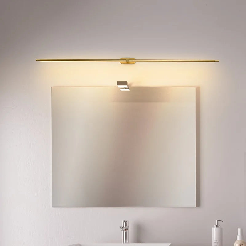 Modern Led Mirror lights lamp for mirror bathroom wall lamp sconce Length680/980mm White/Black/Gold Color Finished