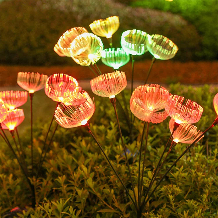 Outdoor Waterproof Garden Garden Light Solar Powered Outdoor Flickering LED Medusa Fairy Lights for Garden Decoration