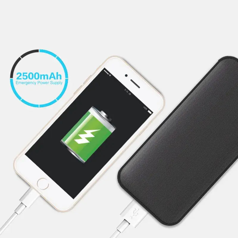 Bluetooth Speaker with Power Bank Function Outdoor Portable Slim Mini Deep Bass
