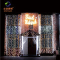 Wholesale 10m Plastic Christmas Wedding Outdoor IP65 Cascading Falling Drop LED Fairy Lights Tree Decoration