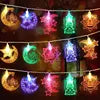 3M 6M 1.5M LED String Lights Ramadan Star Moon Fairy Lights for Christmas Eid Mubarak Decorations IP44 Rated Festive Home Decor
