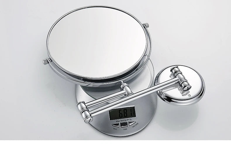 Bathroom Accessories Makeup Mirror Bath Mirror Antique Bronze Wall Mounted Magnifier Bathroom Mirrors Bathroom Hardware-80290