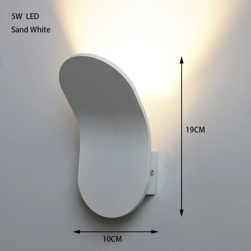 6w LED Indoor Wall Lamp Bedroom Living Room Bedside Lamp Modern Home Lighting Balcony Corridor Wall Light Decorate Sconce