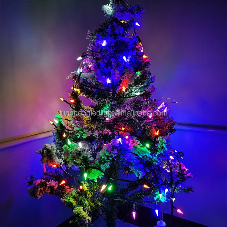 Factory Outlets 12V/24V/31V Safety Low Power Christmas Outdoor fairy Lights 100m