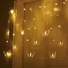 Butterfly Curtain Fairy Lights Twinkle Icicle String Lights Waterproof for Kids Bedroom Indoor Outdoor Christmas Wedding Party
