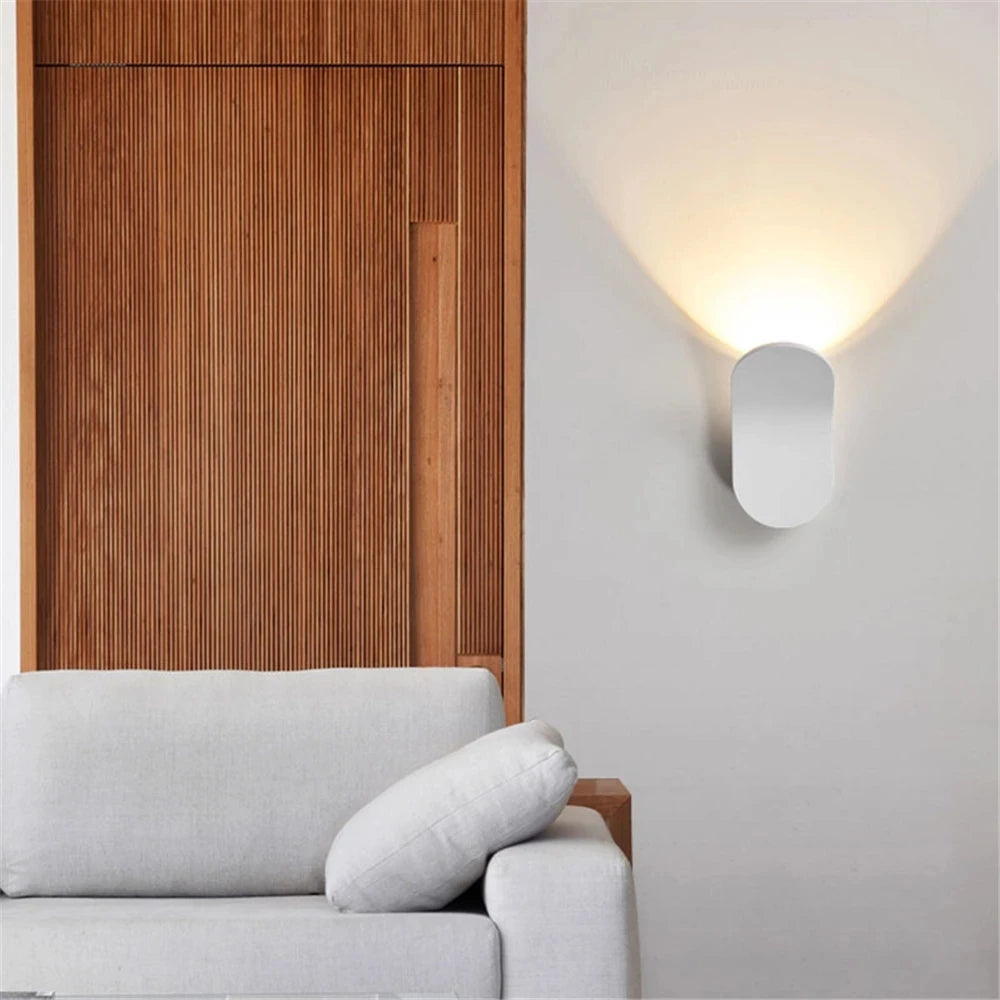 6w LED Indoor Wall Lamp Bedroom Living Room Bedside Lamp Modern Home Lighting Balcony Corridor Wall Light Decorate Sconce