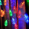 10/20 Led Fairy Lights Retro Kerosene Lamp LED String Lights Christmas Light Battery Powered Outdoor Yard Home Party Decoration