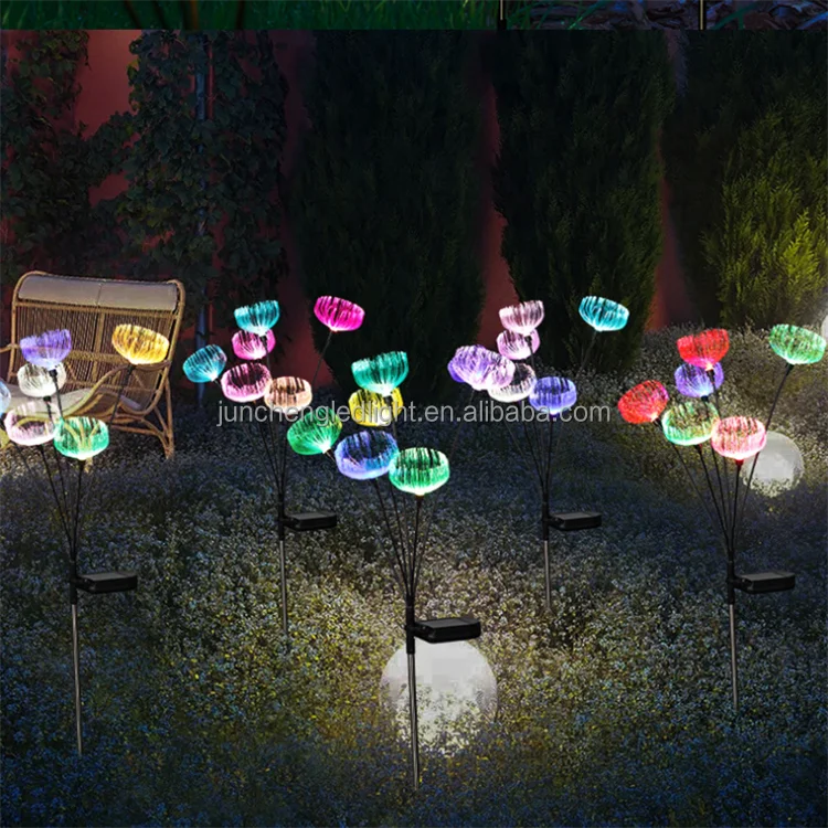 Outdoor Waterproof Garden Garden Light Solar Powered Outdoor Flickering LED Medusa Fairy Lights for Garden Decoration