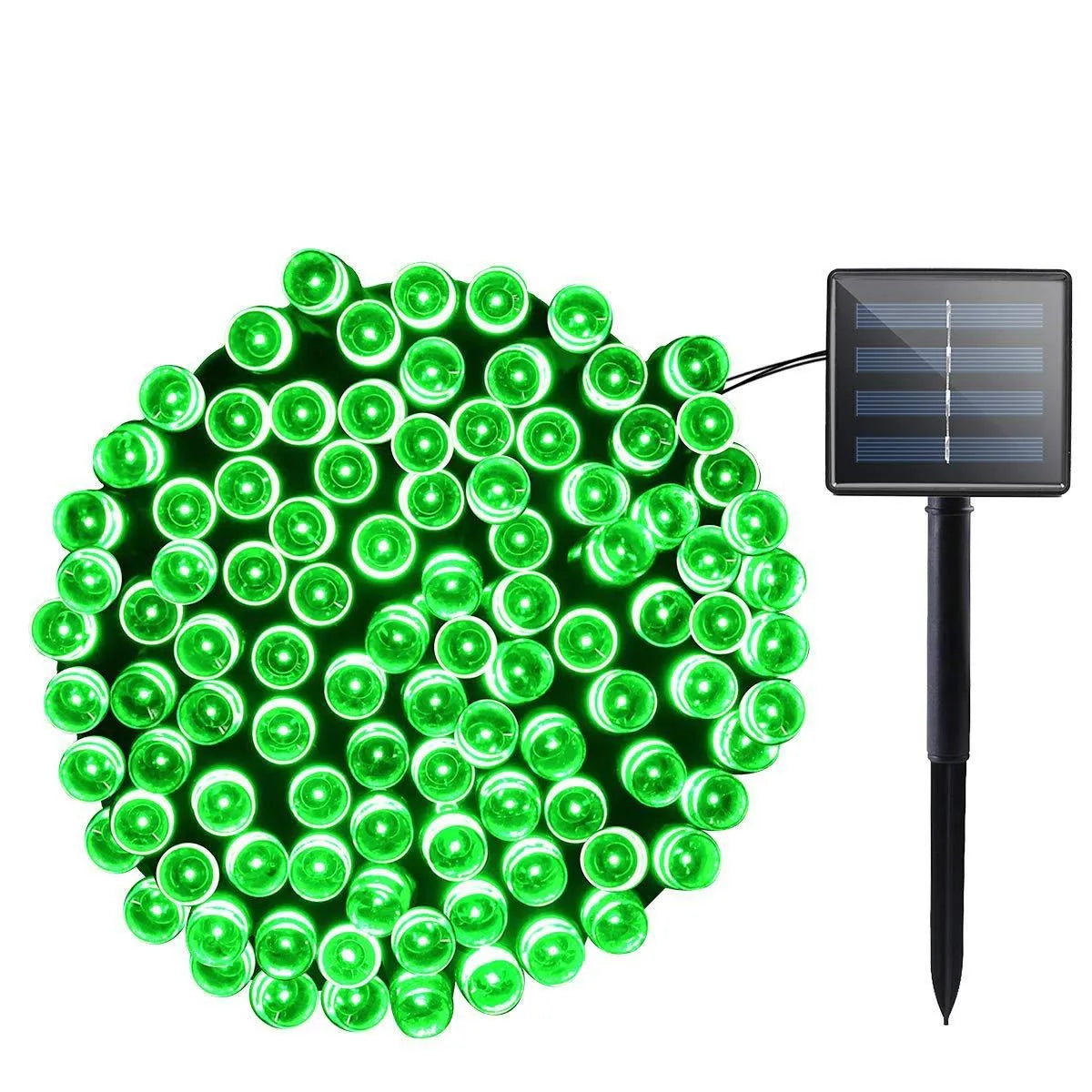 Solar Powered LED String Lights Outdoor Waterproof Fairy Lights String Solar Garland for Patio Wedding Christmas Garden Light