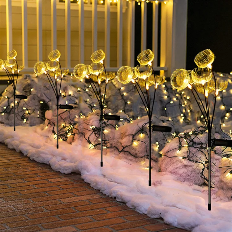 Outdoor Waterproof Garden Garden Light Solar Powered Outdoor Flickering LED Medusa Fairy Lights for Garden Decoration