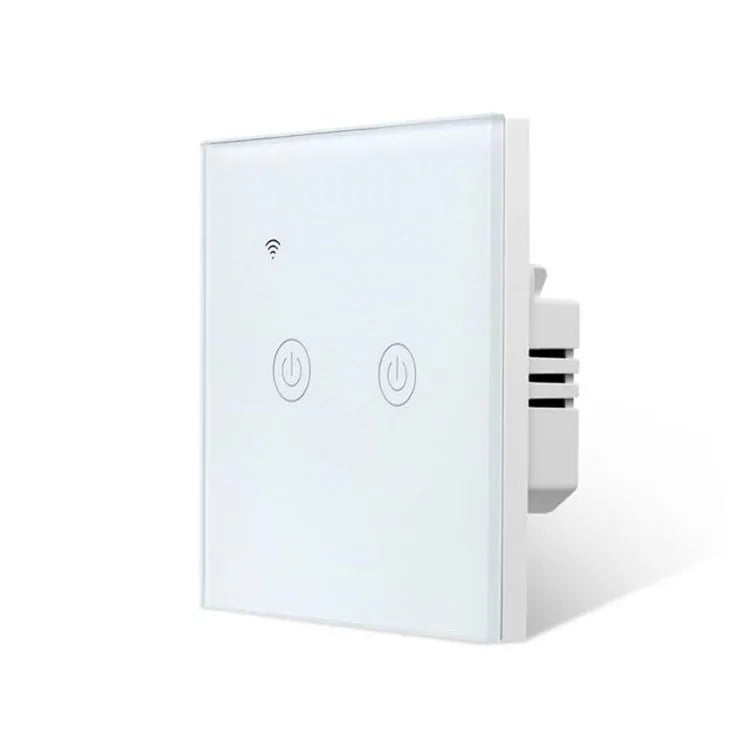 Touch Panel Wall Wifi Smart Home Lighting Timing Switch Voice Control 1 Button Black/Golden/White With APP Alexa Use