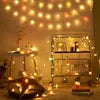 Cotton Balls Indoor String Lights Battery Operated Fairy Lights for Kids Girls Bedroom Dorm Patio Garden Christmas Party