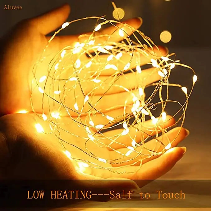 Fairy Lights Battery Operated IP67 Waterproof Mini String Light for Home Garden Wedding Party Christmas Bedroom Wall Decorations