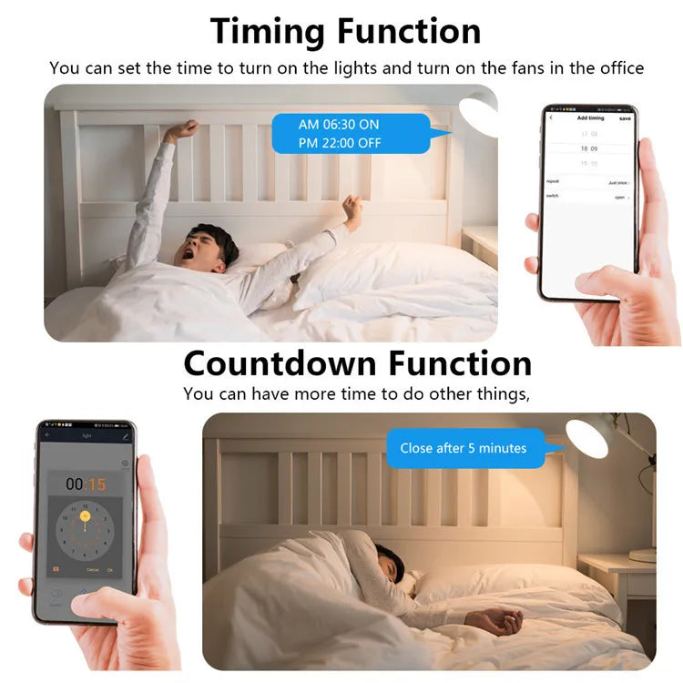 Touch Panel Wall Wifi Smart Home Lighting Timing Switch Voice Control 1 Button Black/Golden/White With APP Alexa Use