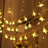 Christmas Star Lights Battery Operated Star Fairy Lights Twinkle String Lights for Outdoor Indoor Bedroom Party Holiday