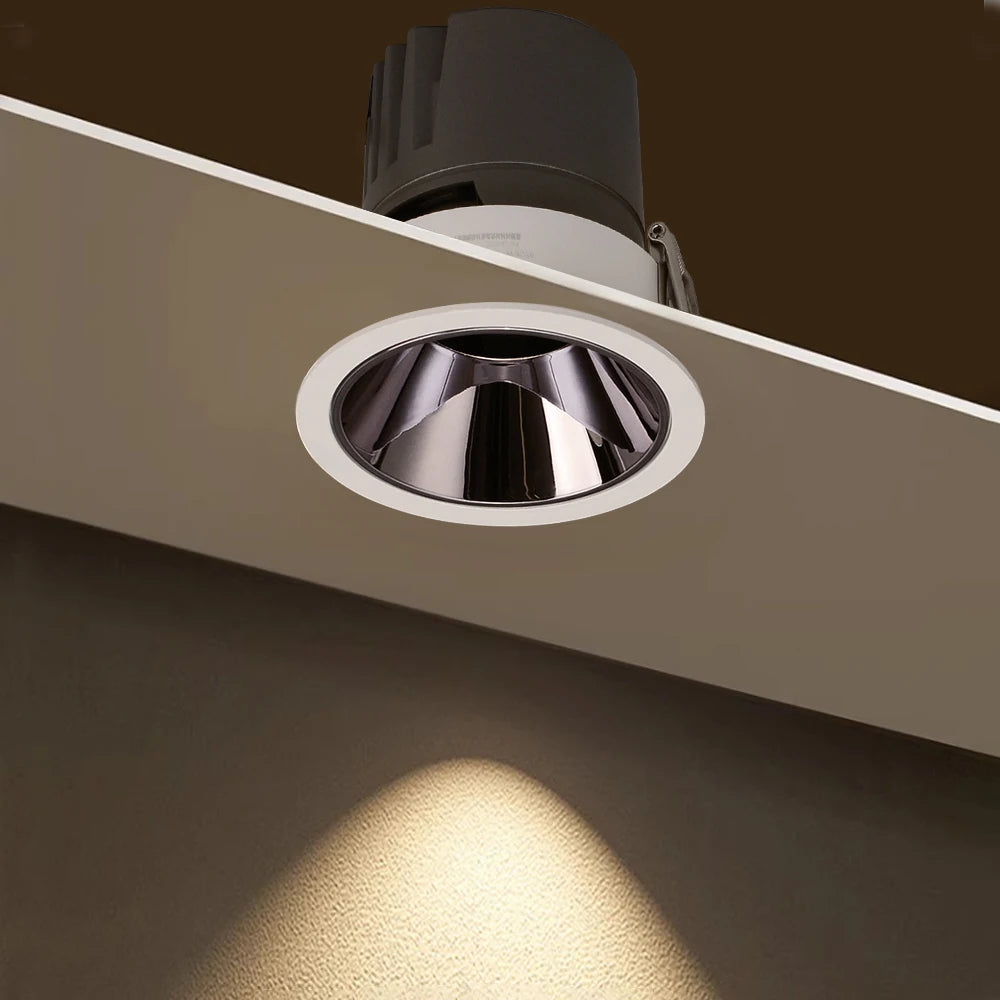 Indoor Led Downlight Miji Smart Home Lighting Cob Downlight Led Recessed Lighting Spot Lights COB Aluminum 12W 2700-6500K 220V