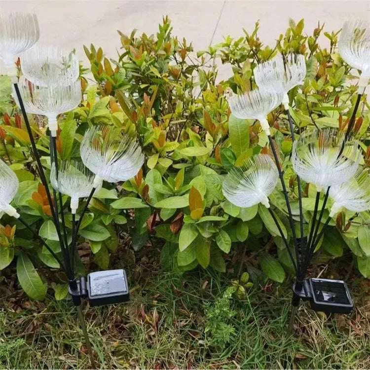 Outdoor Waterproof Garden Garden Light Solar Powered Outdoor Flickering LED Medusa Fairy Lights for Garden Decoration