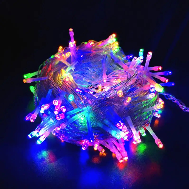 10M/20M/50M/100M LED Fairy Lights String Garland Christmas Ramadan Outdoor Waterproof Holiday Led Decoration Light String