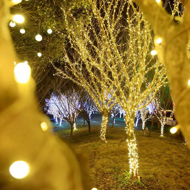10M/20M/50M/100M LED Fairy Lights String Garland Christmas Ramadan Outdoor Waterproof Holiday Led Decoration Light String