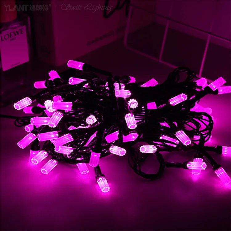 Factory Outlets 12V/24V/31V Safety Low Power Christmas Outdoor fairy Lights 100m