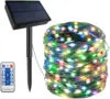 Outdoor Solar String Lights 300 LEDs Solar Powered Fair Christmas Lights Waterproof Copper Wire Lights for Patio Yard Tree