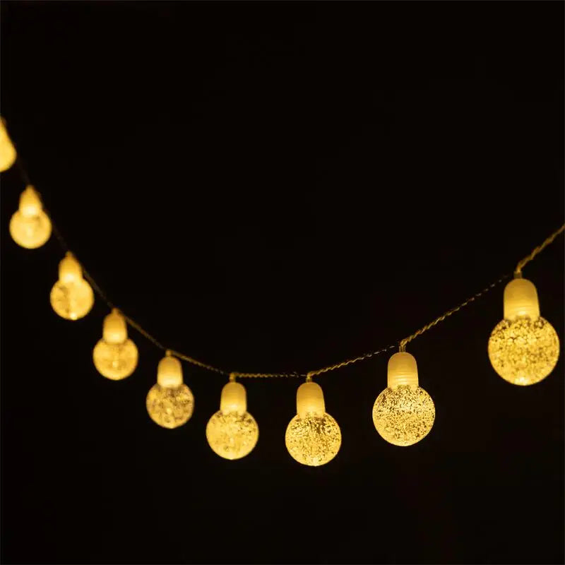 13Ft Big Bubbles Ball Led String Lights  20 LED Christmas Fairy Lights Battery Operated with 2 Modes Indoor  Decorations