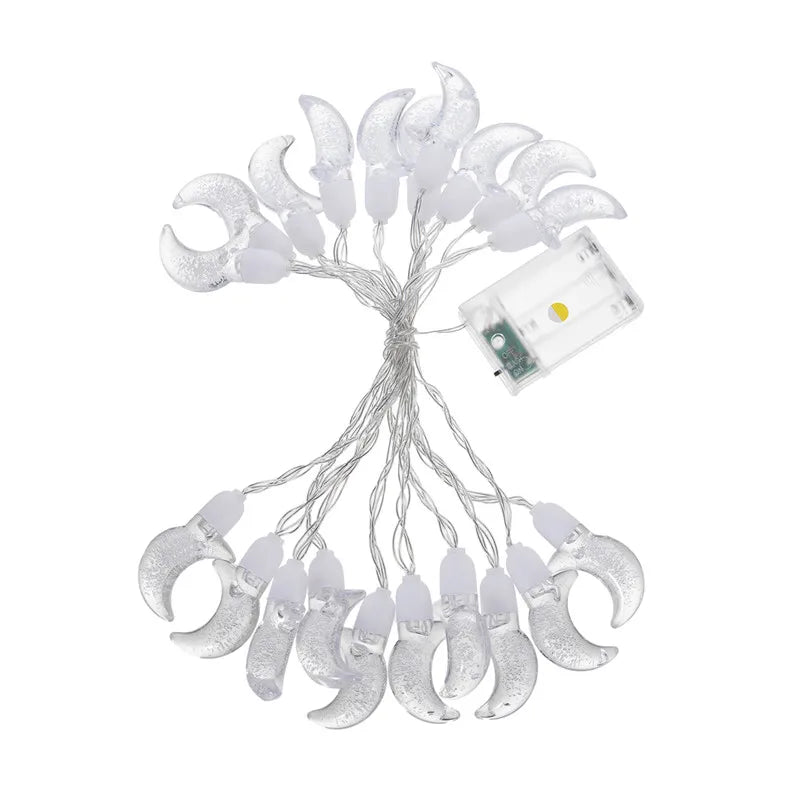 13Ft Water Droplets Bubbles Moon String Lights  20 LED Christmas Fairy Lights Battery Operated with 2 Modes Indoor  Decorations