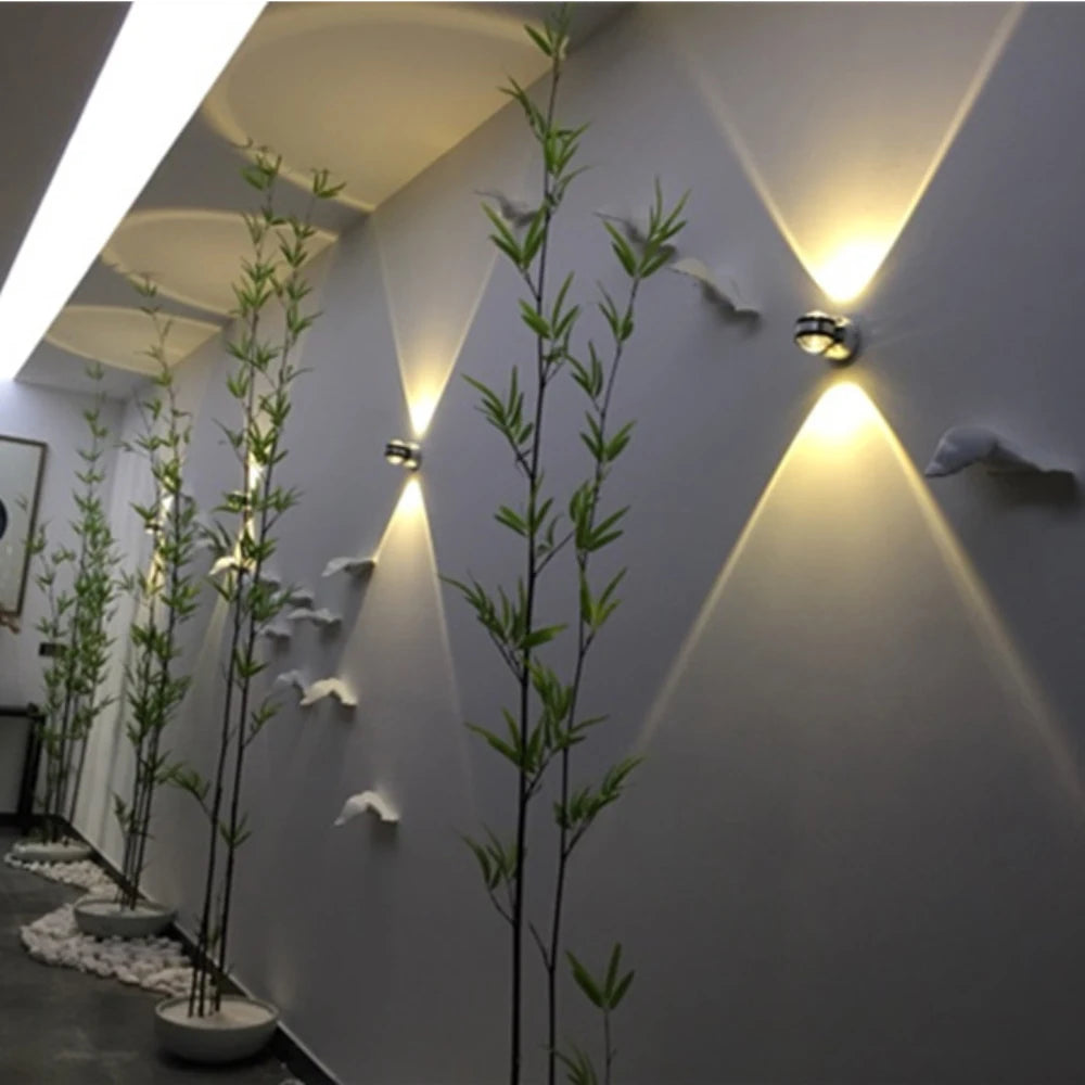 Indoor Wall Lights 2W 6W Wall Lamp Led Up and Down Lights Internal Wall Lighting for Living Room Hallway Corridor Bedrooms