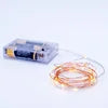 1m 10 LED 2AA Battery Operated Christmas Copper Wire String Fairy Lights