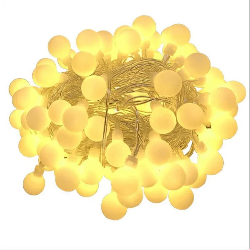 Small Ball String Lights Globe String Lights Fairy Lights for Holiday Garden Party Wedding Christmas Outdoor Indoor Decoration