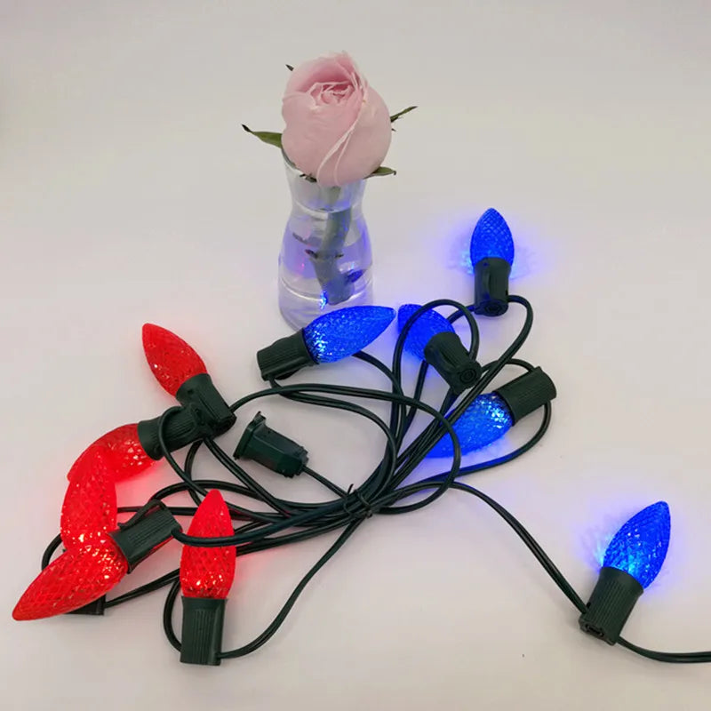 IP65 10m 100leds Solar String Lights Flexible LED Copper Wire Lights Christmas String Lights