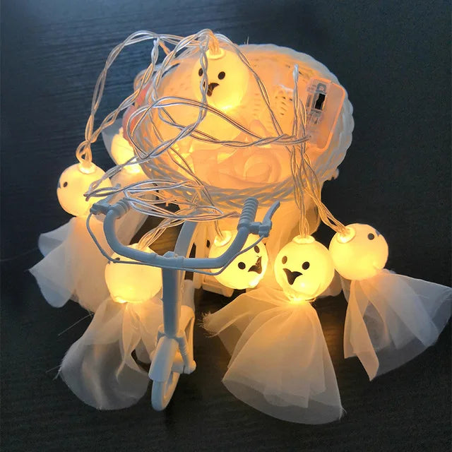 1m 10 LED 2AA Battery Operated Christmas Copper Wire String Fairy Lights