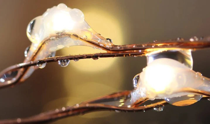IP65 10m 100leds Solar String Lights Flexible LED Copper Wire Lights Christmas String Lights