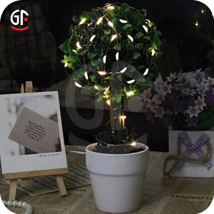 Battery Operated Copper LED Fairy String Light 3AA Waterproof Multi-color 2-4M Length Decorative Fairy Lights for Christmas