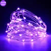 Holiday Living Lights Camping Light Rechargeable Solar 110M Led Flexible LED Copper Wire Christmas Fairy Solar String Lights