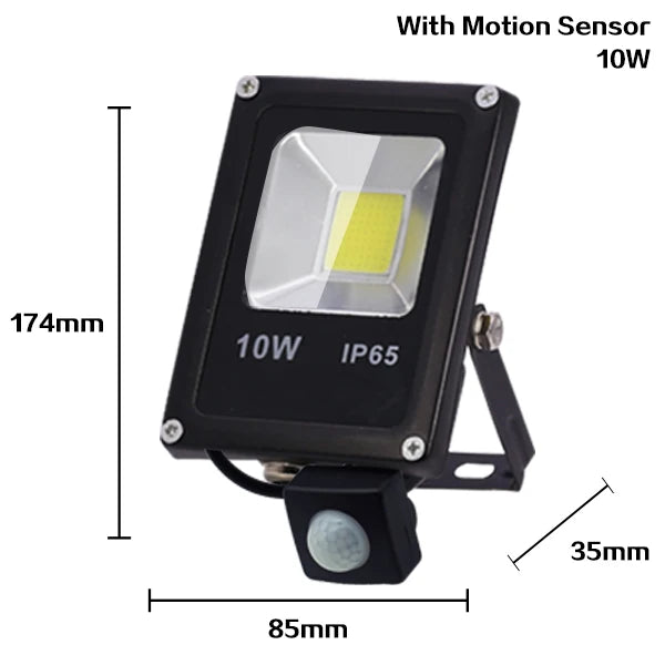 Motion Sensor LED Flood Light Waterproof IP65 Reflector Floodlight Lamp 10W 30W 50W 220V foco Led Exterior Outdoor Spot Light
