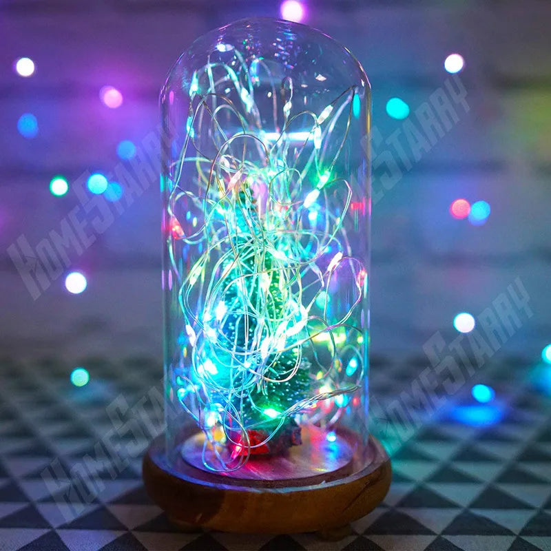 Outdoor Indoor Copper Wire Fairy Lights Battery  Operated Christmas Lights for Garden Yard Patio Tree Party-Battery Operated