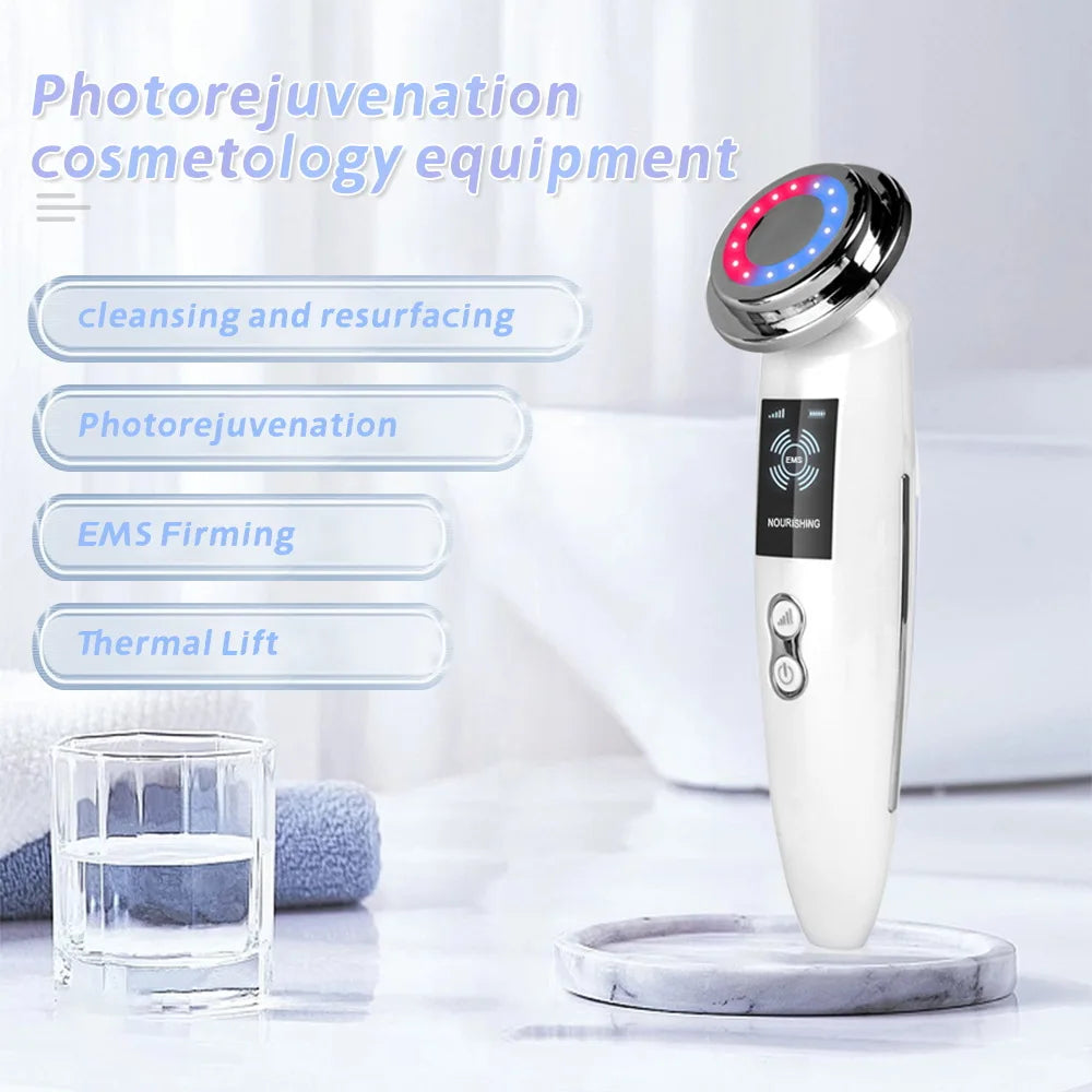 High Frequency Handheld Electric Wrinkle Tightening Skin Care Beauty Meter with Face & Neck Treatment