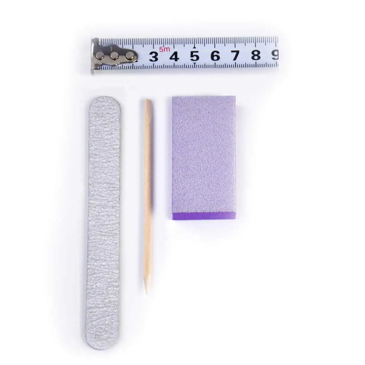 100 Sets Natural Nail Kits Disposable Manicure Kit  Salon Professional Pedicure Pedicura Nail File Set
