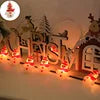 Snowmen Bells Christmas Trees Santa Claus Battery String Lights  Indoor Outdoor Fairy Lights for Holiday Party Room