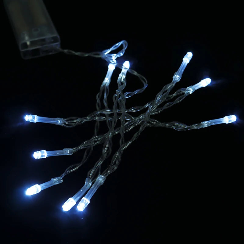 Multicolor Battery Powered 2M Led Twinkle Fairy Lights for Christmas Garland Tree Decoration